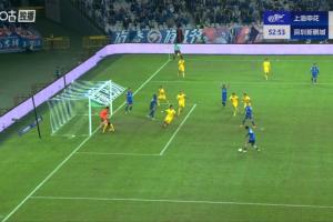 踢丢绝佳良机，陈晋一禁区内无人防守调整2秒结果一脚打飞