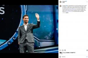 老板范！梅西晒照：感谢迈阿密市的认可，从第一天起就感到温暖